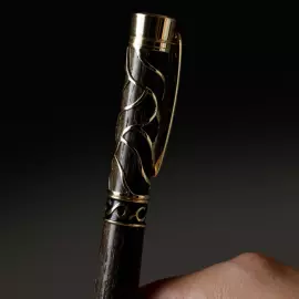 Handmade "Morwood" handle made of stained oak